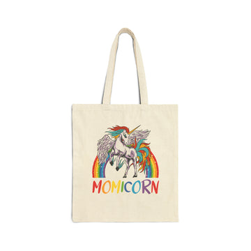 Momicorn Cotton Canvas Tote Bag