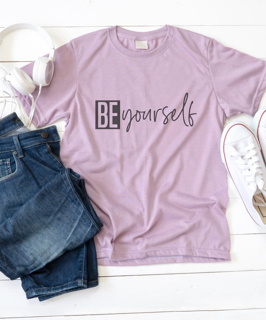 Be yourself Unisex Heavy Cotton Tee/mental health tee/funny t-shirt