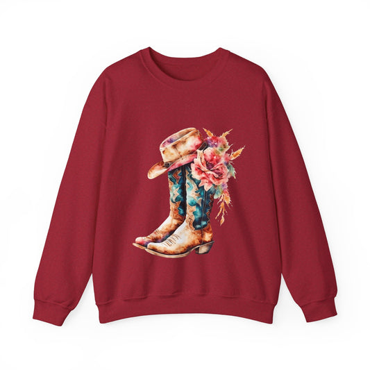 Boots Crewneck Sweatshirt