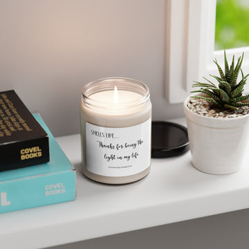 Thanks for being the  light in my life Scented Soy Candle, 9oz